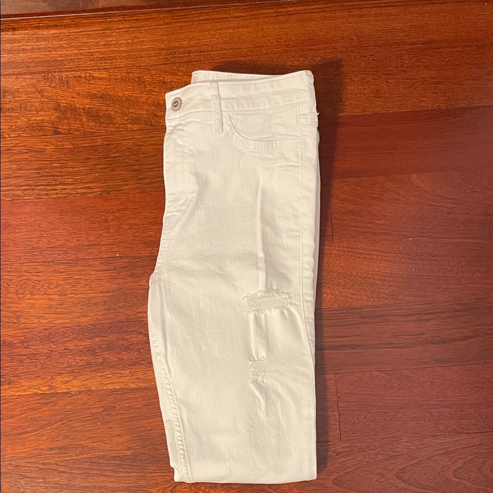 Hollister juniors white Skinny Jeans - Picture 5 of 8